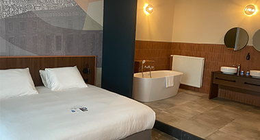 Hotelkamer van Fletcher Hotel-Paleis Stadhouderlijk Hof